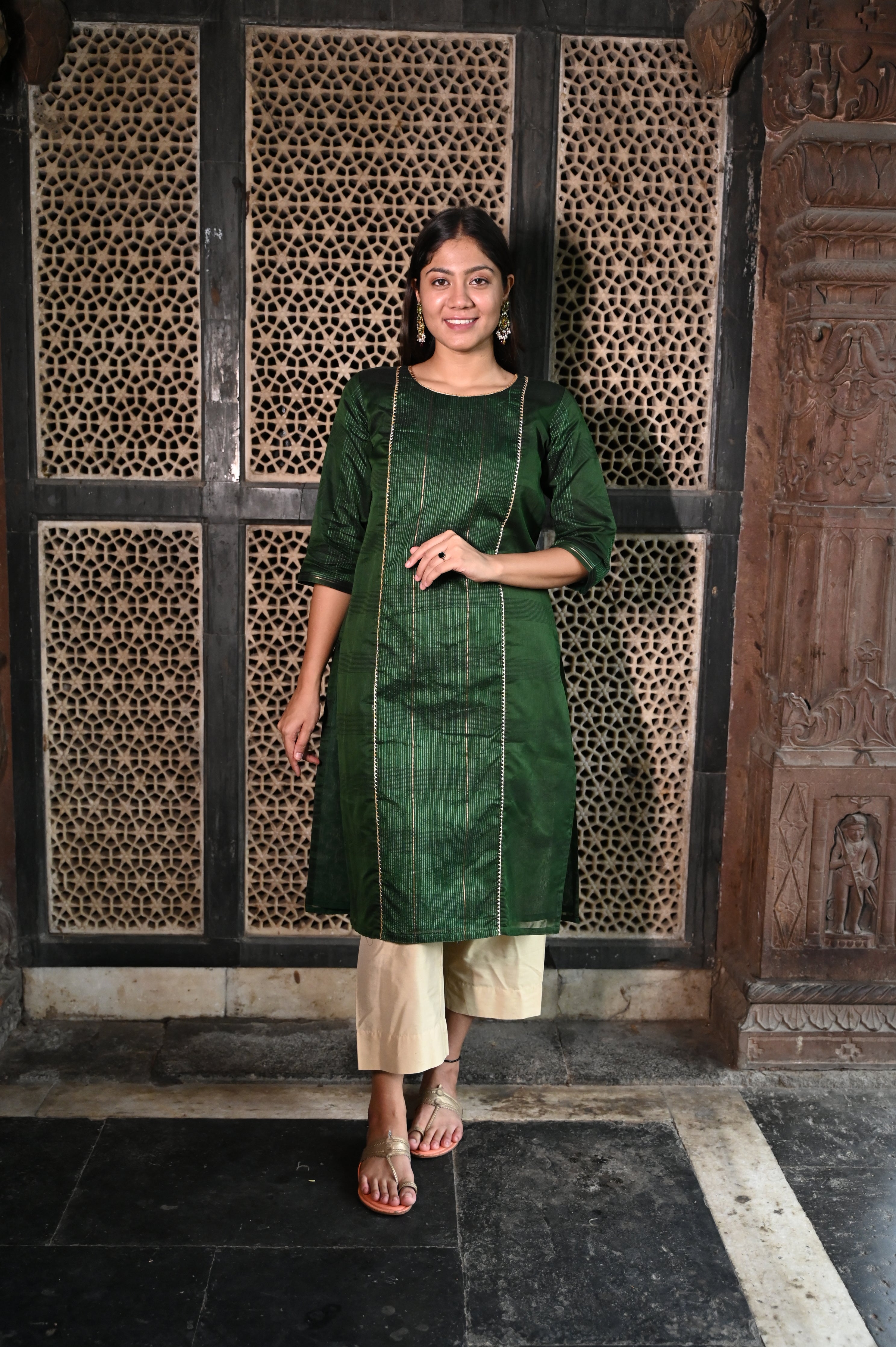 Signature Deep Green Kurta