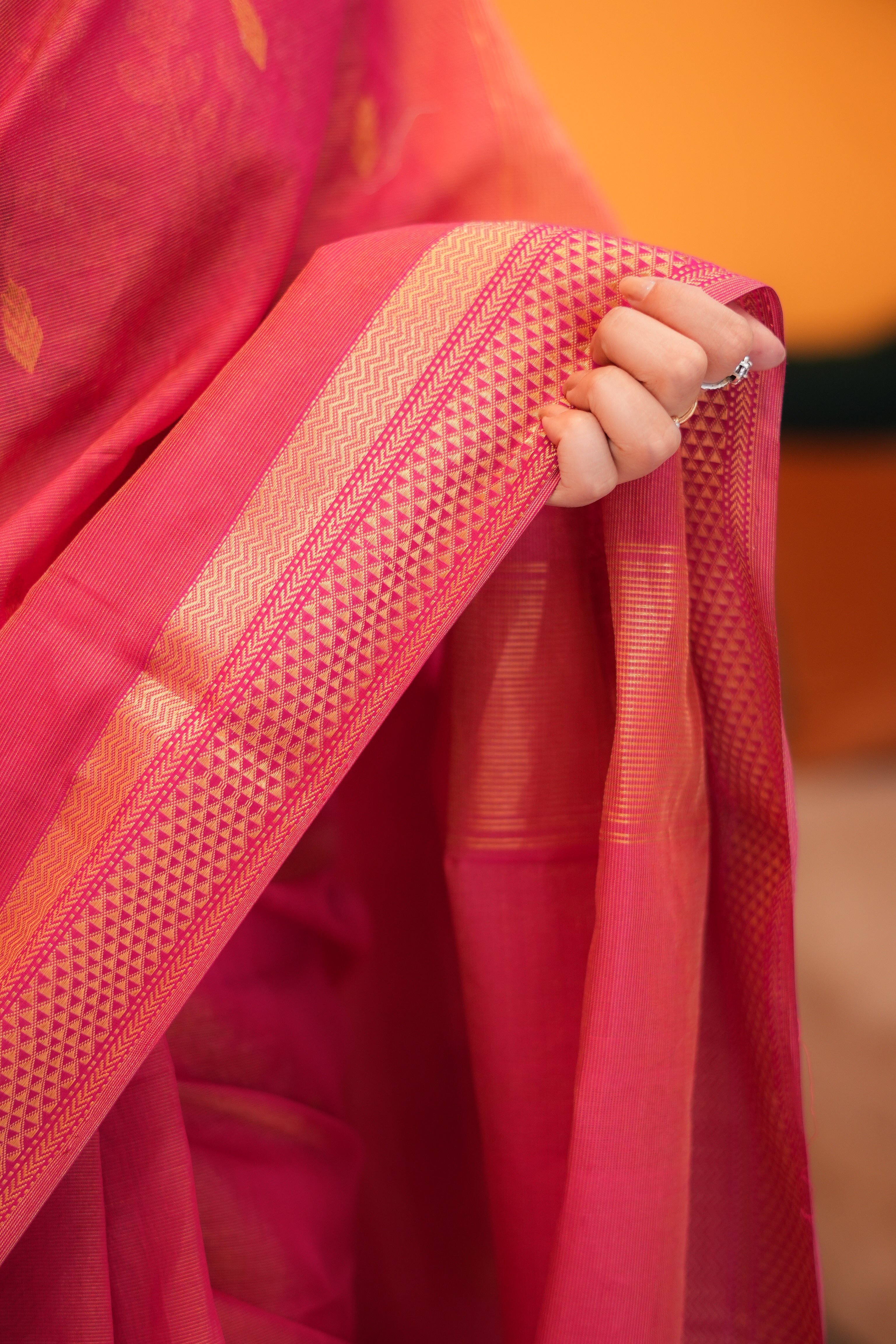 Rani ka Rang | Pink Handloom Saree